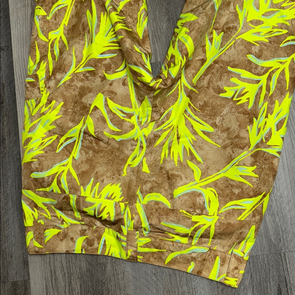 North Face Ski pants Freedom Insulated Pants in Utility Brown Prairie Print bott - Picture 6 of 7